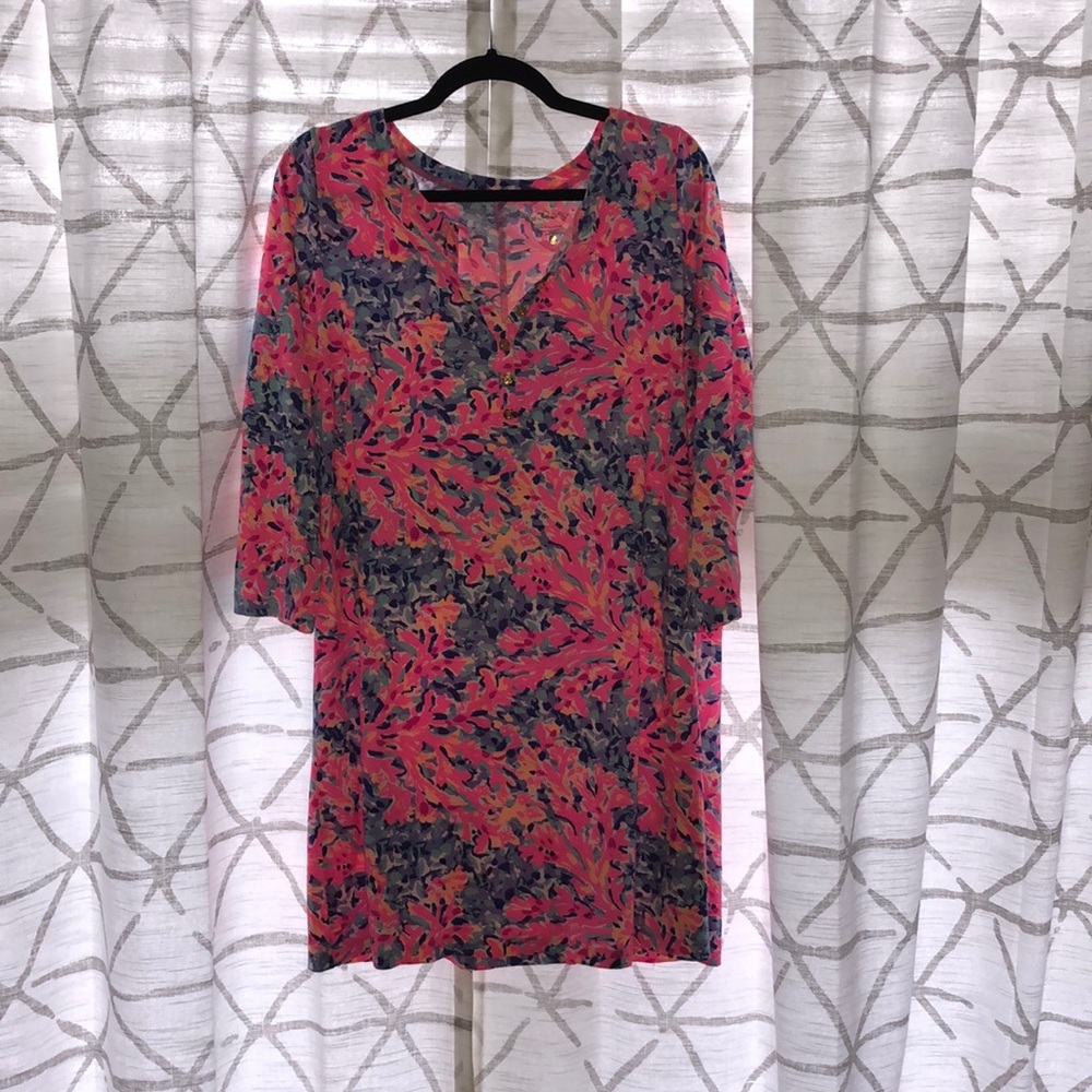 Lilly Pulitzer quarter sleeve floral dress